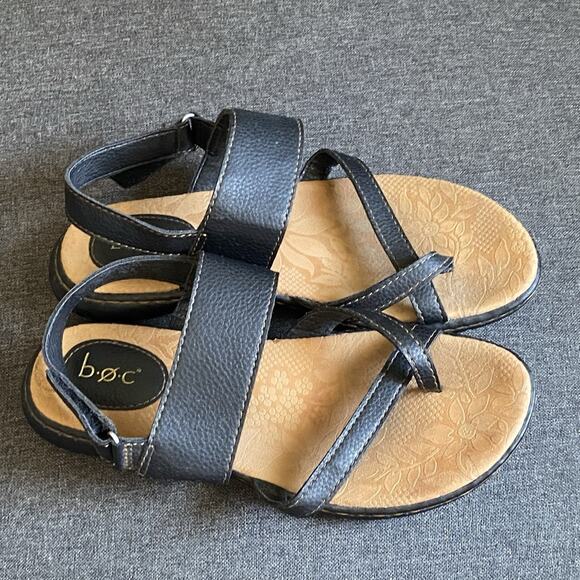 b.o.c. Born Concept Women's Size 8 Black SANDALS Pre-Owned - Picture 6 of 11